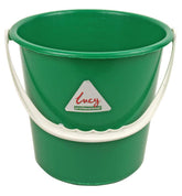 ValueX Plastic Bucket 10 Litre With Handle Green - 0907086OP
